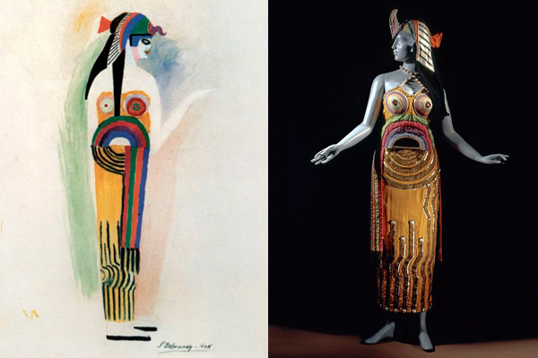 Sonia Delaunay, Costume for "Cleopatra."