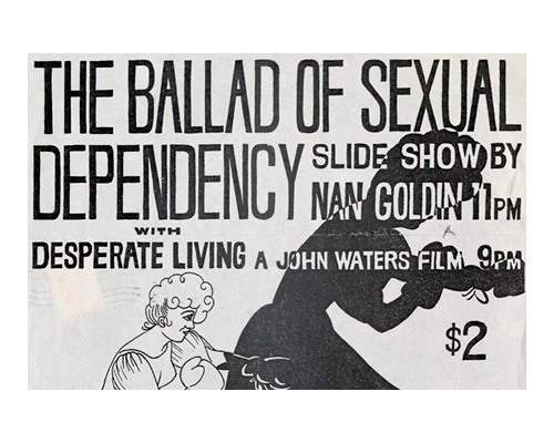 Art Madrid'25 – The Ballad of Sexual Dependency, Nan Goldin cuelga de