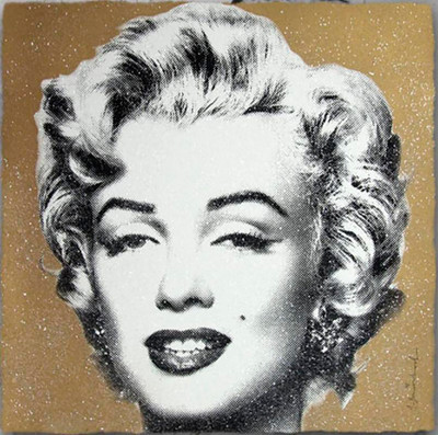 Mr. Brainwash | Diamond Girl Gold