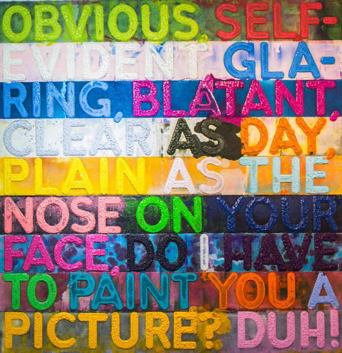 Mel Bochner | Obvious