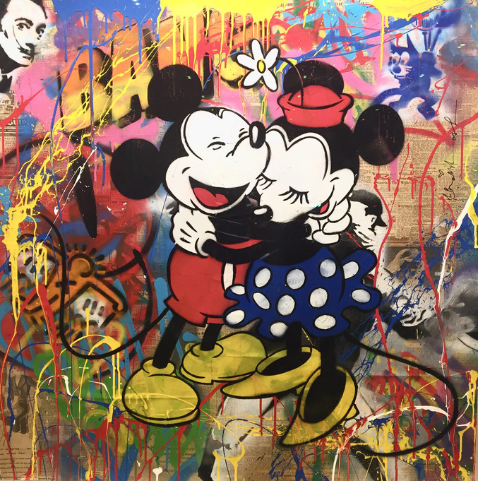 Mr. Brainwash | Mickey y Minnie Mr. Brainwash | Mickey y Minnie