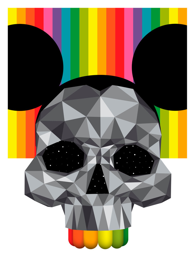 Okuda San Miguel | Grey Skull