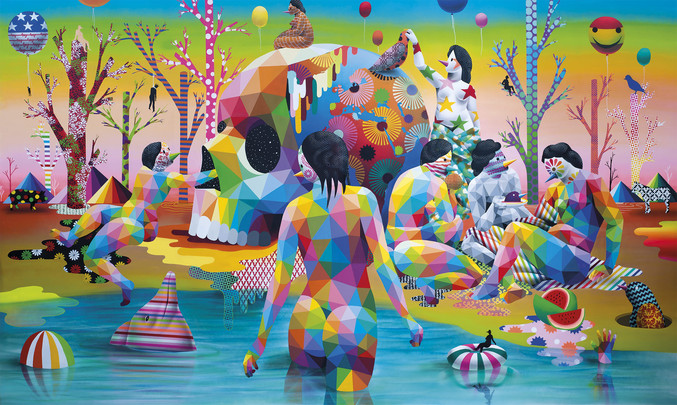 Okuda San Miguel | Cartel Art Madrid'18 "El Lago del Deseo" Okuda San Miguel | Cartel Art Madrid'18 "El Lago del Deseo"