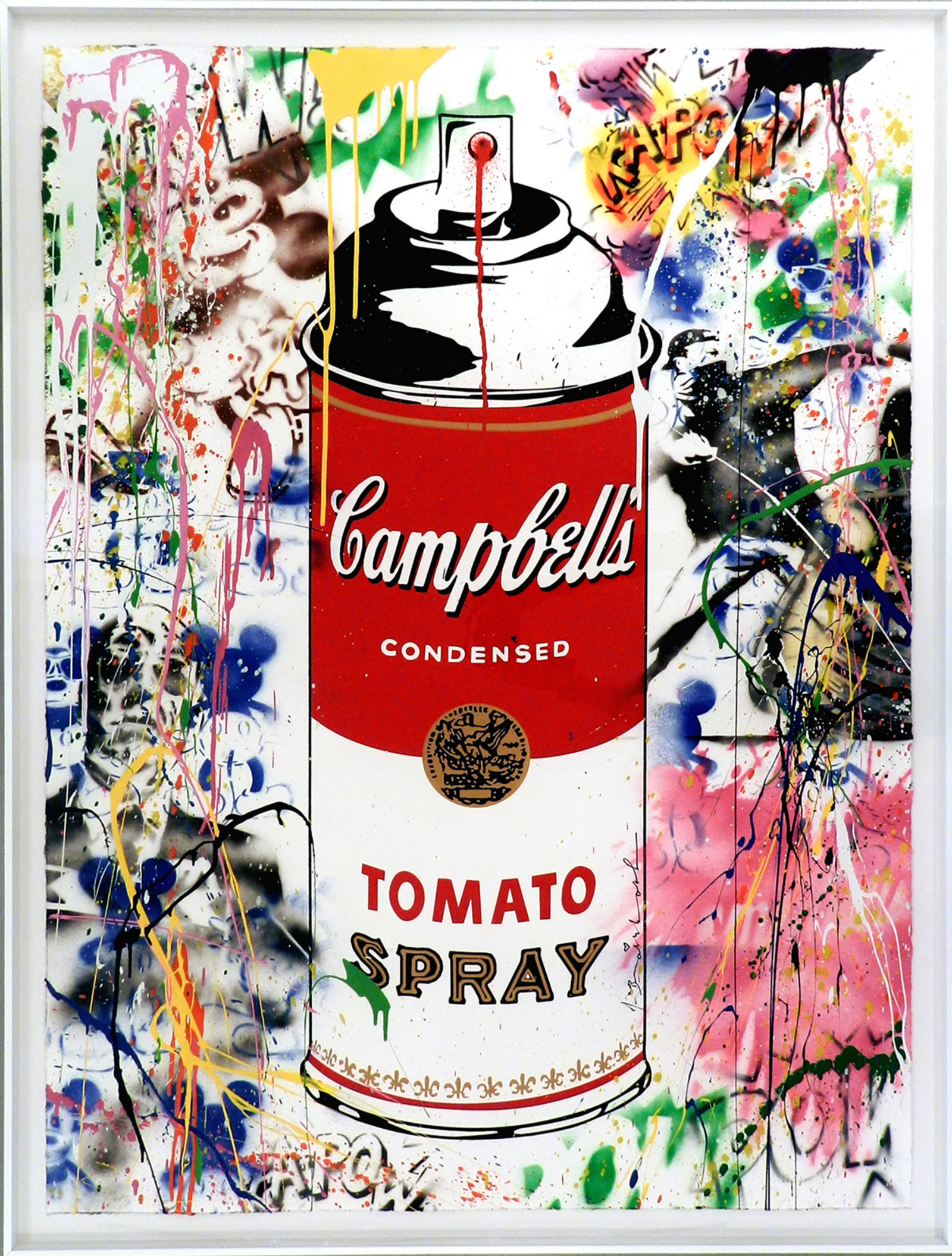 Mr. Brainwash | Tomato Spray (2016) | ICONOS DEL ARTE URBANO | Art 