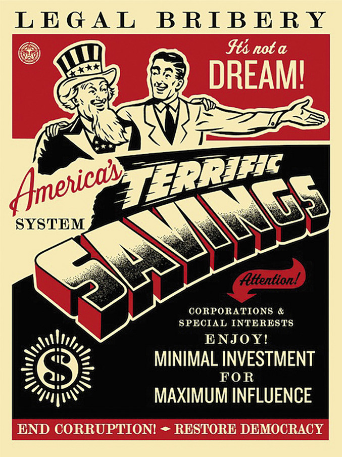 Shepard Fairey | America's savings