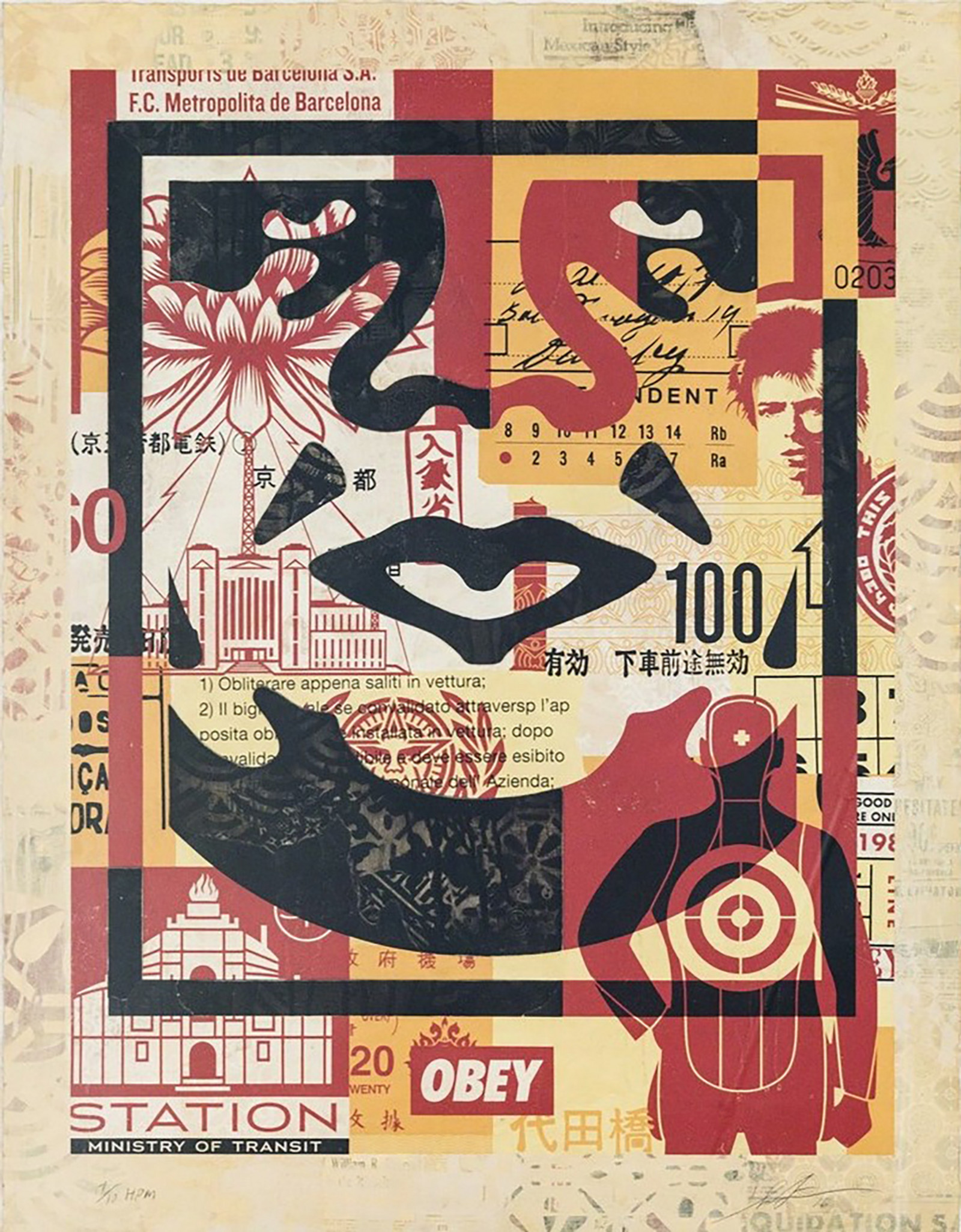 Shepard Fairey | Icon Collage Set II (2016) | Art Madrid Market