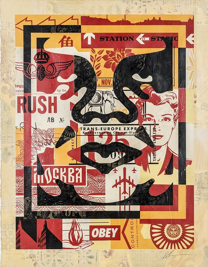 Shepard Fairey | Icon Collage Set III