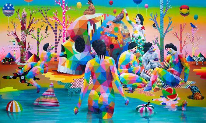 Okuda San Miguel | El lago del deseo Okuda San Miguel | El lago del deseo