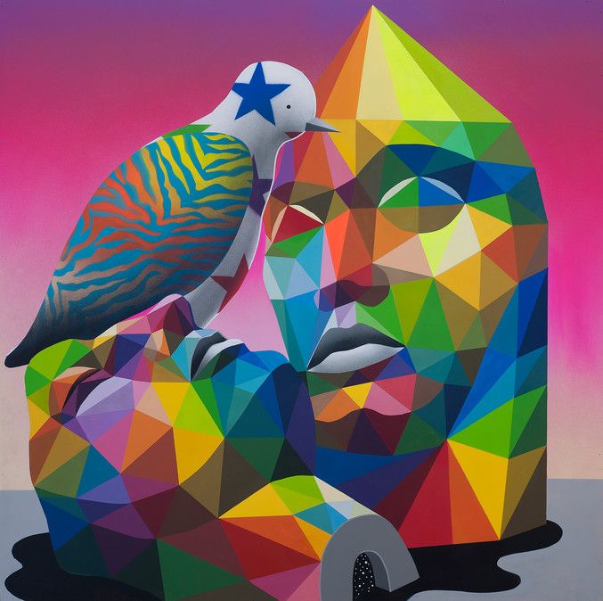 Okuda San Miguel | Broken statues