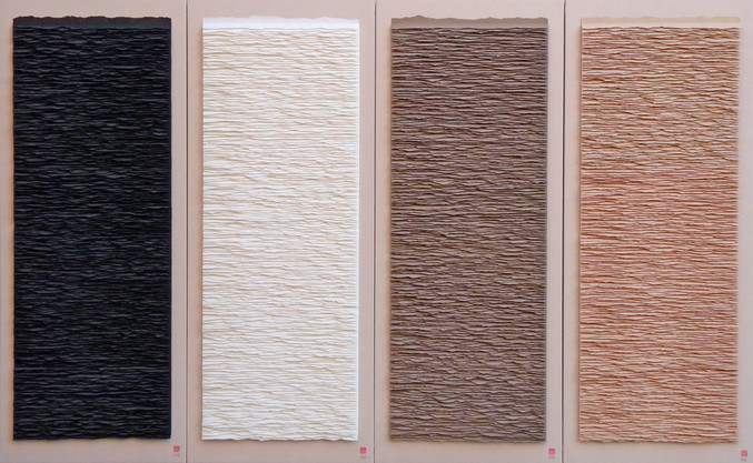 Fernando Daza | Negro, blanco, cáñamo y beige Fernando Daza | Negro, blanco, cáñamo y beige