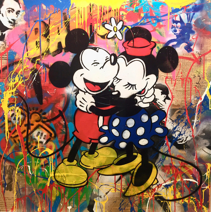 Mr. Brainwash | Mickey y Minnie