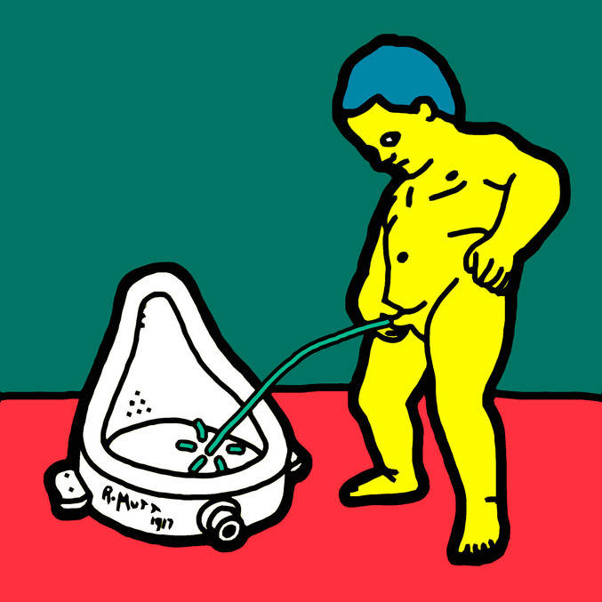 L'homme Jaune | Ceci est une fontaine 2 L'homme Jaune | Ceci est une fontaine 2