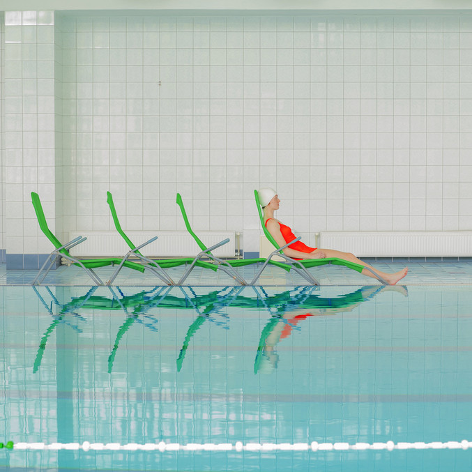 Mária Švarbová | Swimming Pool, Seats Mária Švarbová | Swimming Pool, Seats