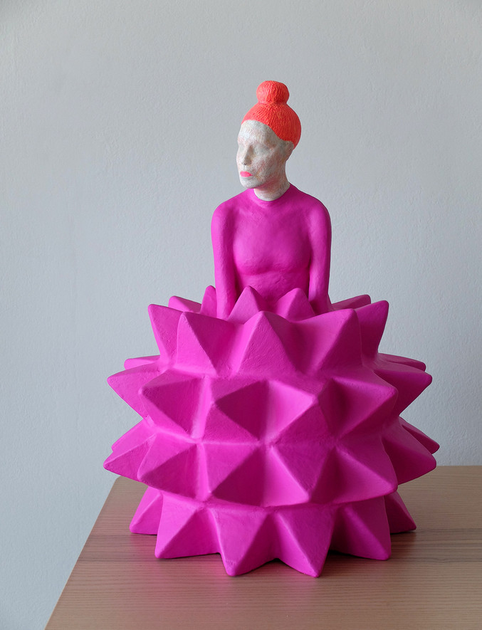 Iván Prieto | Figurín en magenta Iván Prieto | Figurín en magenta