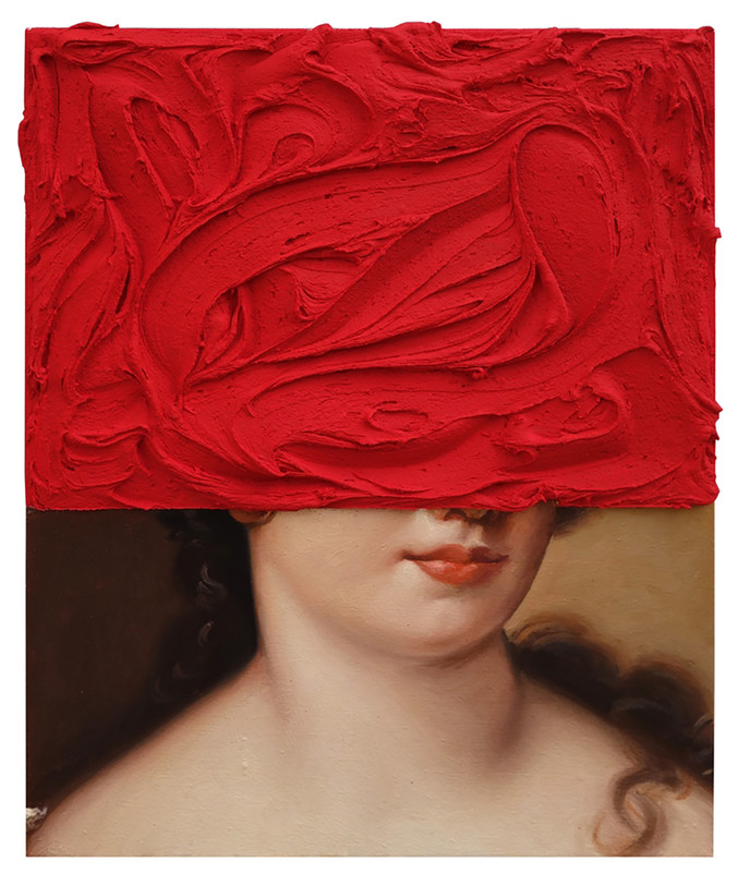 Lino Lago | Pintura sobre pintura (Rojo sobre Voet)