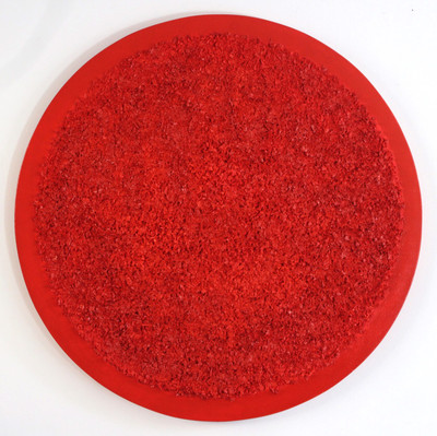 Isabelita Valdecasas | Textura círculo rojo