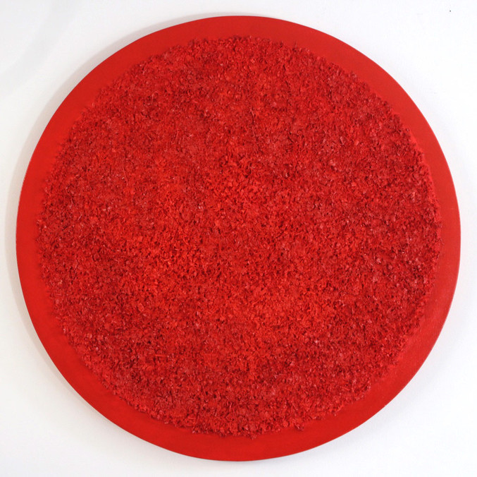 Isabelita Valdecasas | Textura círculo rojo Isabelita Valdecasas | Textura círculo rojo