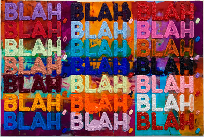 Mel Bochner | Blah, Blah,Blah