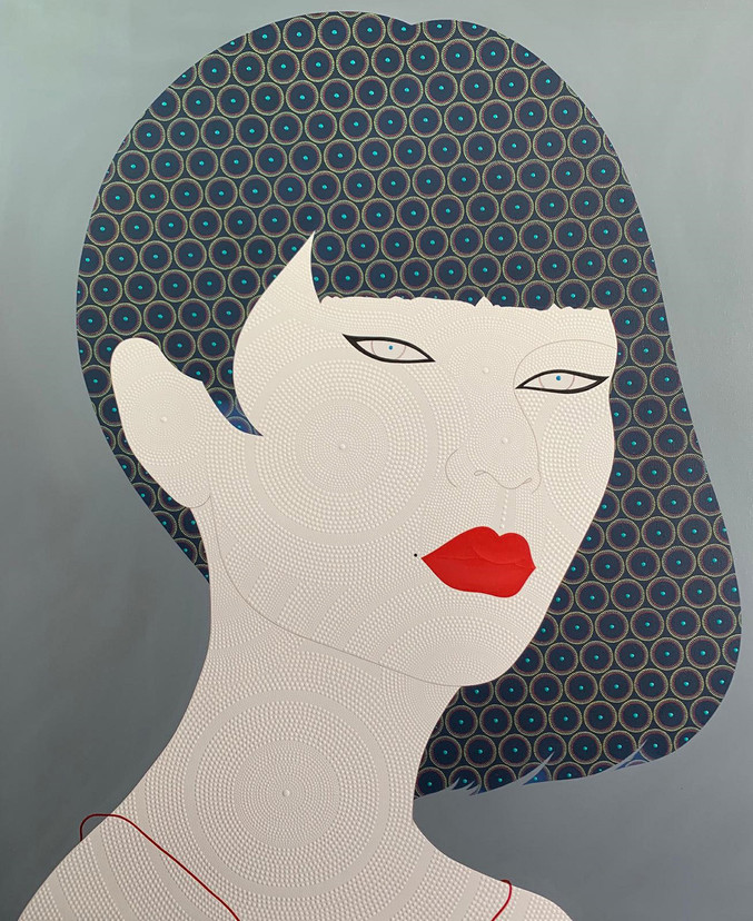 Chamnan Chongpaiboon | Blue Woman