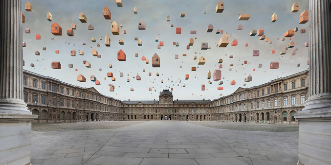 Paco Díaz | París (Louvre). Serie Migraciones.