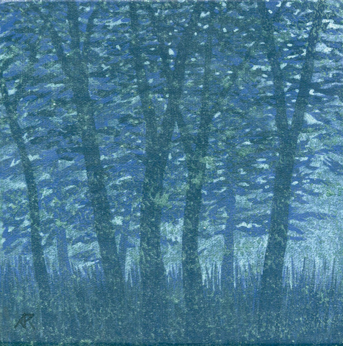 Angel Pascual Rodrigo | Bosque interior azul Angel Pascual Rodrigo | Bosque interior azul
