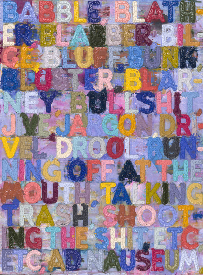 Mel Bochner | Babble