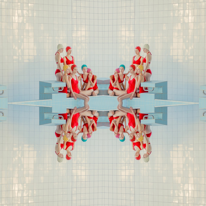 Mária Švarbová | Red Pool, Symmetry