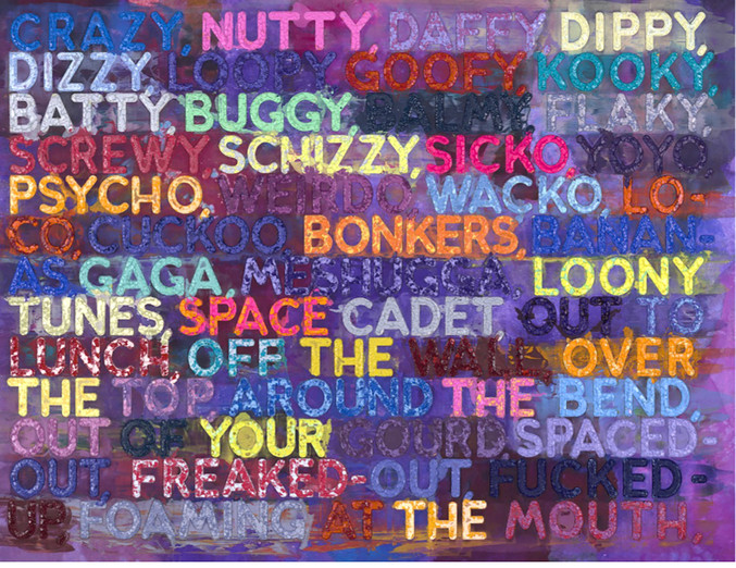 Mel Bochner | Crazy