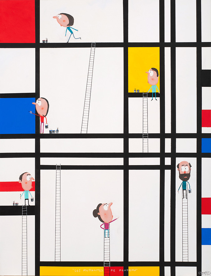 Moisés Yagües | Los ayudantes de Mondrian Moisés Yagües | Los ayudantes de Mondrian
