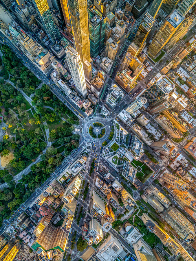 Jeffrey Milstein | NYC Columbus Circle 4 - NY Aerials