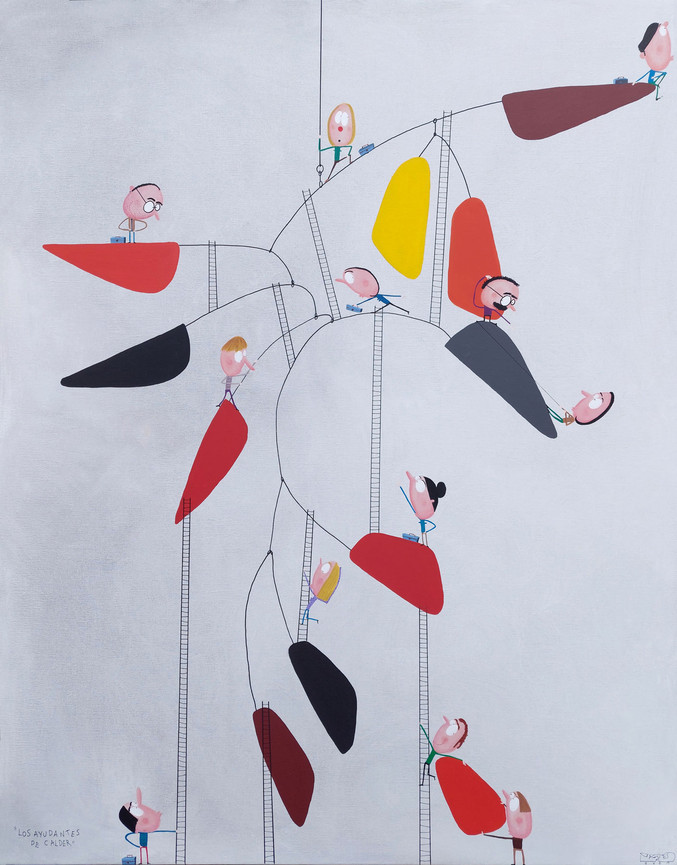 Moisés Yagües | Los ayudantes de Calder Moisés Yagües | Los ayudantes de Calder