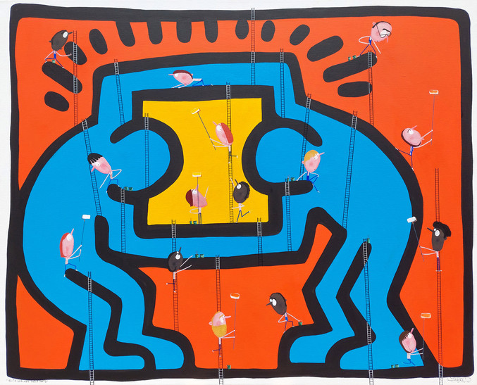 Moisés Yagües | Los Ayudantes De Keith Haring Moisés Yagües | Los Ayudantes De Keith Haring