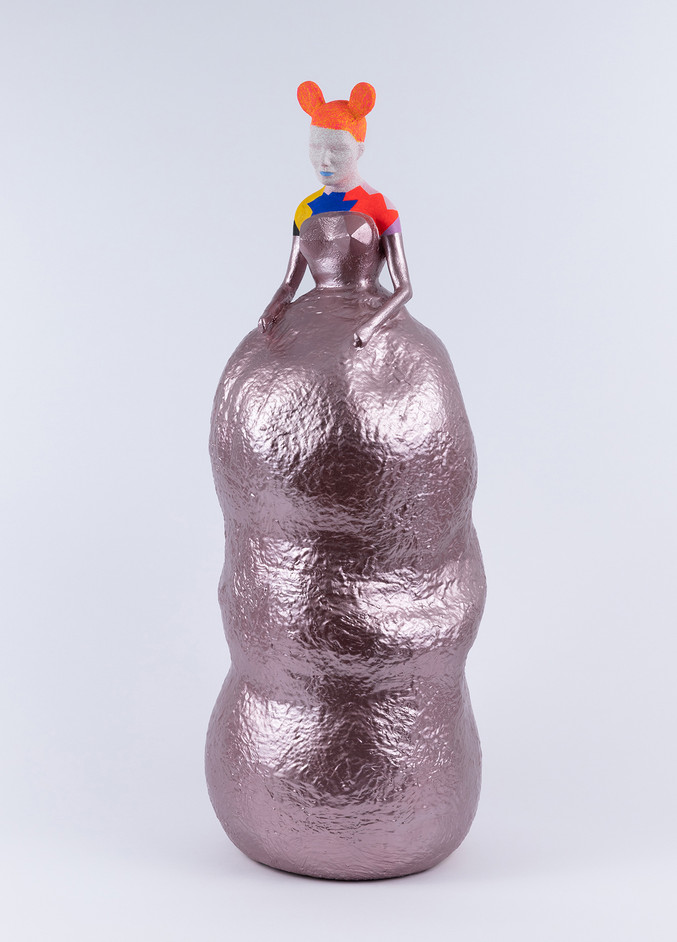 Iván Prieto | Equilibrista amolachade metalik pink Iván Prieto | Equilibrista amolachade metalik pink