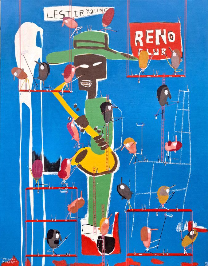 Moisés Yagües | Basquiat in progress I