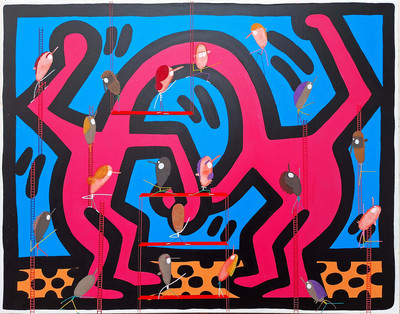 Moisés Yagües | Keith Haring in progress