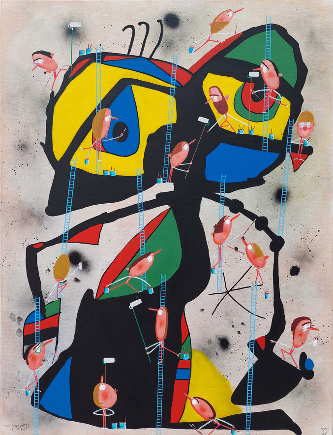 Moisés Yagües | Los ayudantes de Miró Moisés Yagües | Los ayudantes de Miró