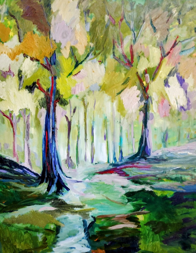 Queca Domínguez | Primavera en el paraje de Jalaón Queca Domínguez | Primavera en el paraje de Jalaón