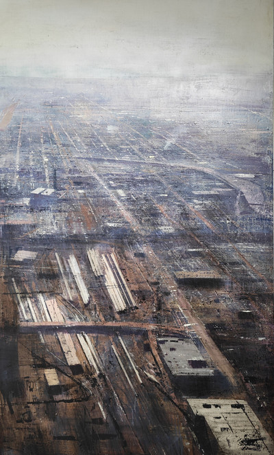 Alejandro Quincoces | Vista industrial de Chicago hacia el oeste Alejandro Quincoces | Vista industrial de Chicago hacia el oeste