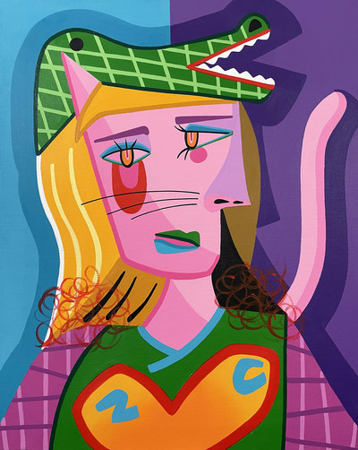 Sol Felpeto | Cat with Croco Hat Sol Felpeto | Cat with Croco Hat