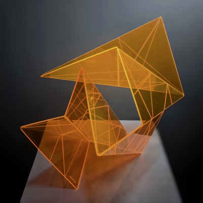 Miguel Bañuls | Origami Naranja flúor Miguel Bañuls | Origami Naranja flúor