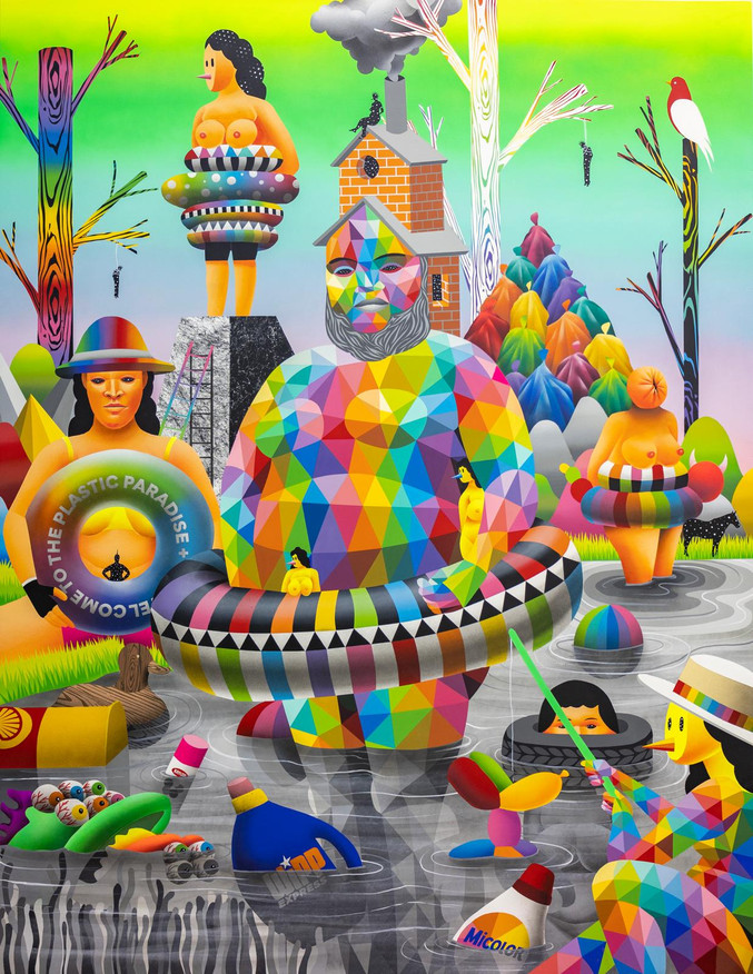 Okuda San Miguel | HOLIDAYS IN THE PLASTIC SEA