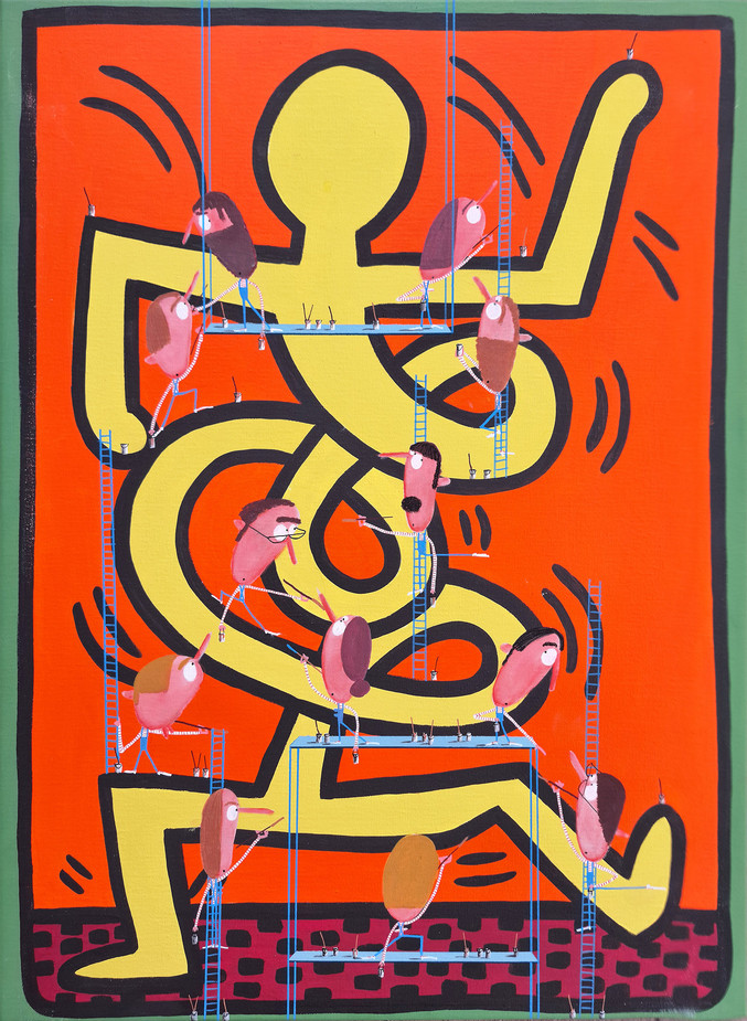 Moisés Yagües | Los ayudantes de Keith Haring