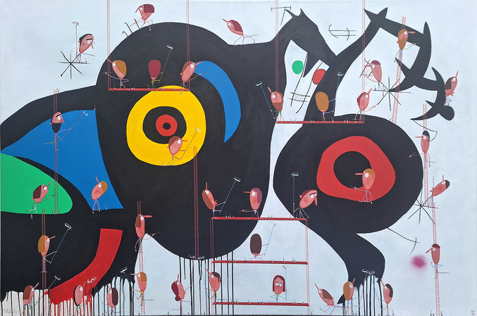 Moisés Yagües | Los ayudantes de Miró