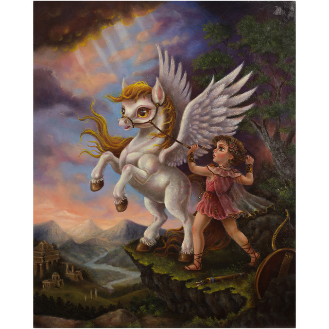 Perrilla | Fama reteniendo a Pegaso