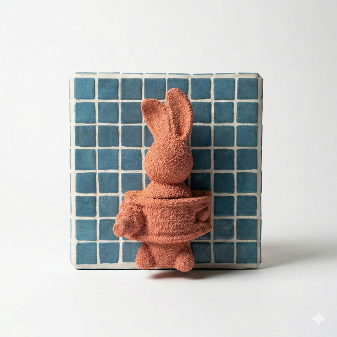 Marcos Juncal | conejo absorbido por la reticula hipnotica